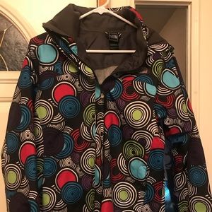 Northface hooded rain jacket